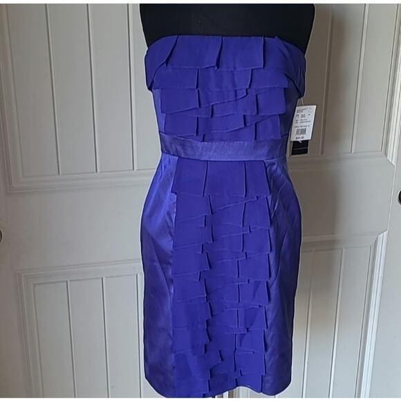 Hailey Adrianna Papell Safire Strapless Dress Size 4 - Picture 2 of 11